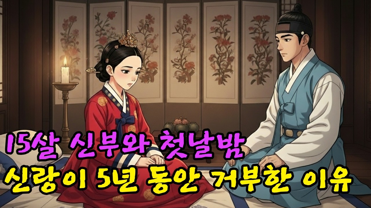 15살 신부 첫날밤… 신랑이 5년을 기다린 진짜 이유 | 야담·만담·옛날이야기