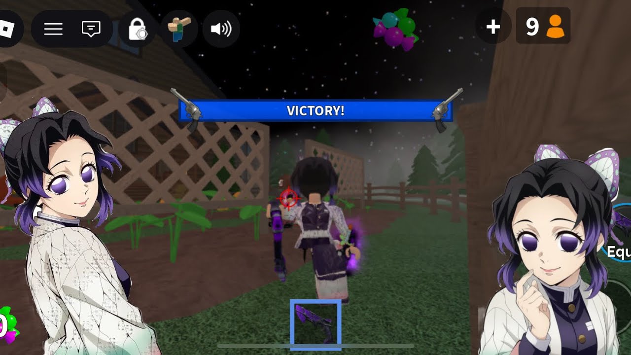 ༊·˚ ؛༊ MMV mobile gameplay BUT as shinobu kocho🦋   (teamers+campers) 