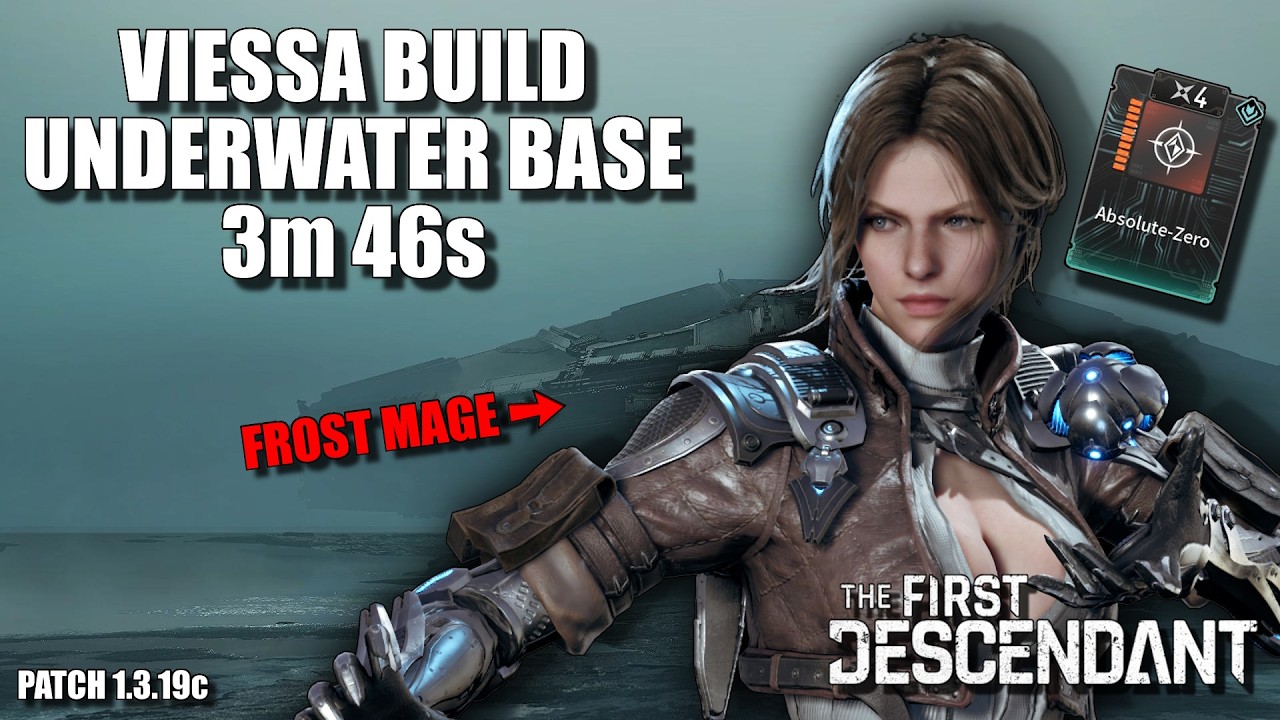 Viessa Absolute Zero Underwater Base Build 3m 46s | The First Descendant