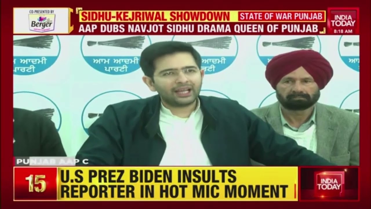 Navjot Singh Sidhu Vs AAP War Over 'Fake Survey' Claim | Punjab Polls 2022 | India Today
