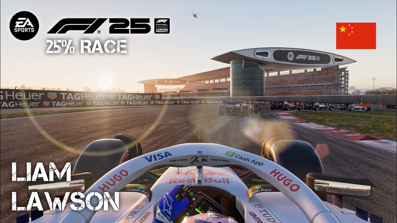 F1 25 Gameplay | Liam Lawson - 25% Race Chinese