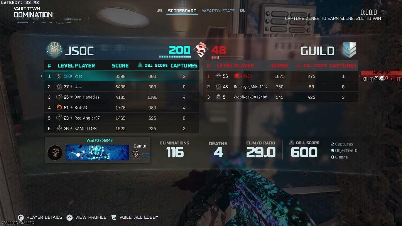 Black Ops 7 - Triple Nuke Using The Global Mastery Camo For The First Time (116) Kills