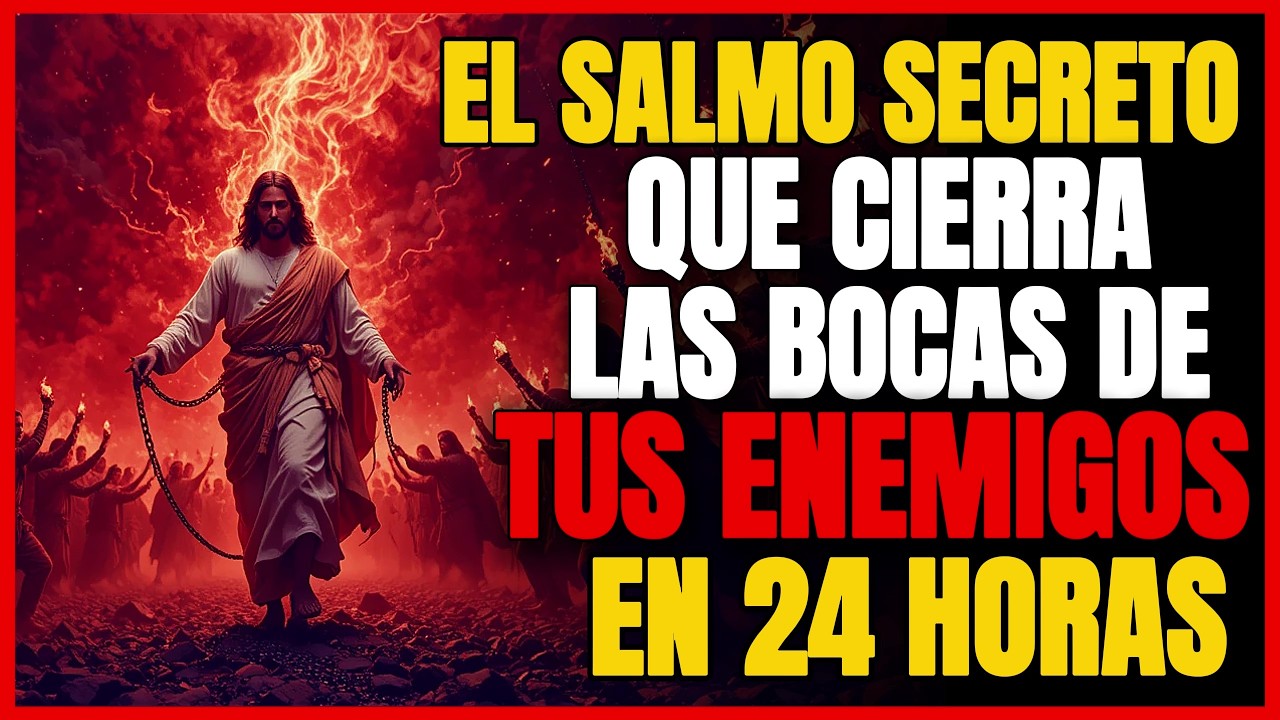 🔥EL SALMO SECRETO QUE RECLAMA JUSTICIA A DIOS | Silencia tus Enemigos para Siempre en 24 Horas