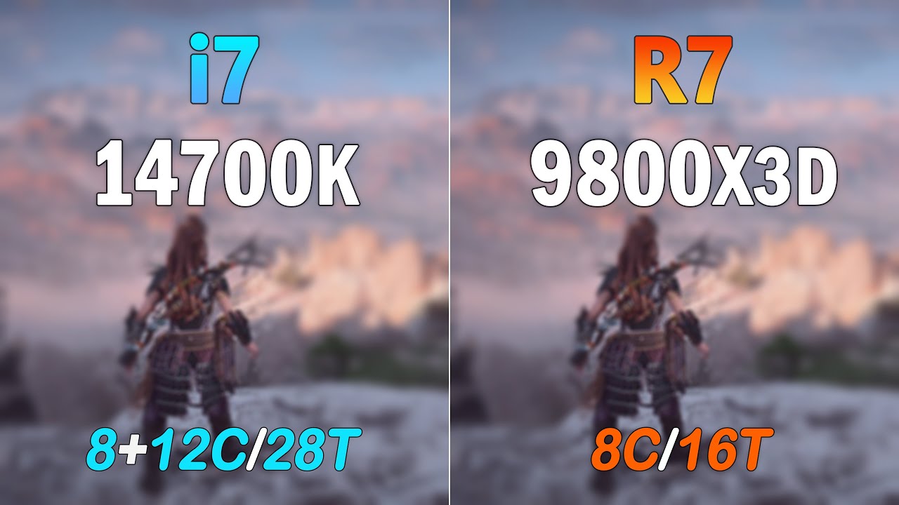Ryzen 7 9800X3D vs intel i7 14700K - How Much Performance Difference?