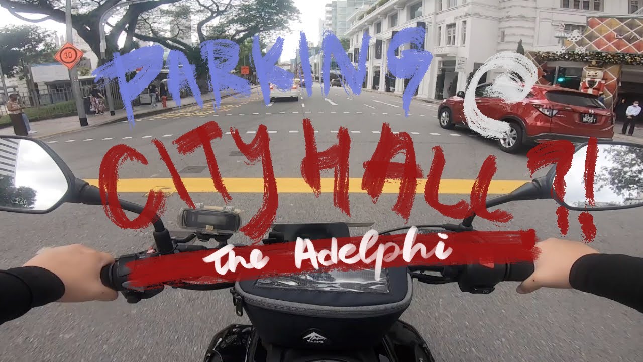 Parking at City Hall?! | Motovlog Singapore
