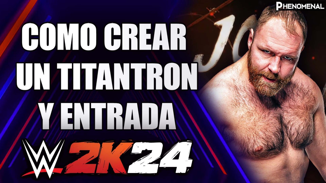 JON MOXLEY | Como crear un Titantron y Entrada en WWE 2K24 | Tio Phenomenal