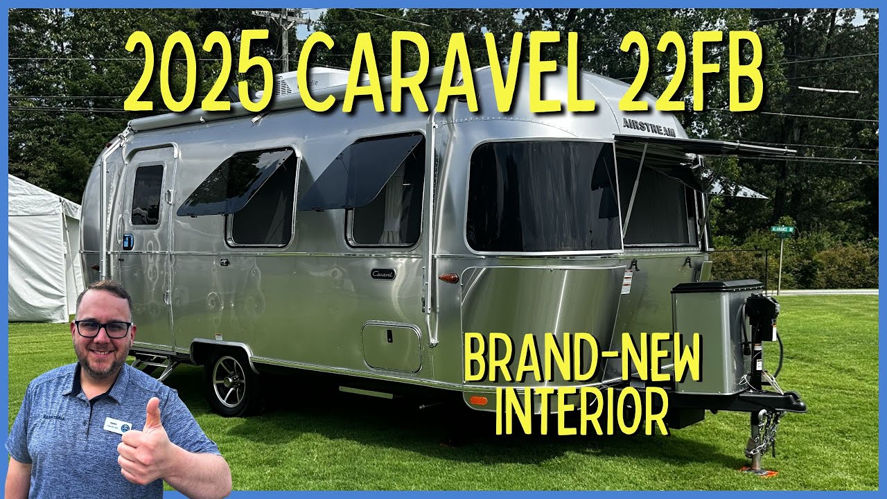 #1 Продаваемый Small Airstream стал ещё лучше! - Caravel 22FB 2025 года