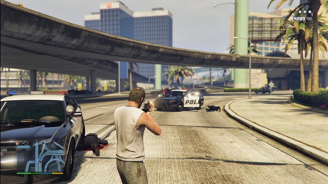 Grand Theft Auto V PS5 Free-roam Gameplay #140