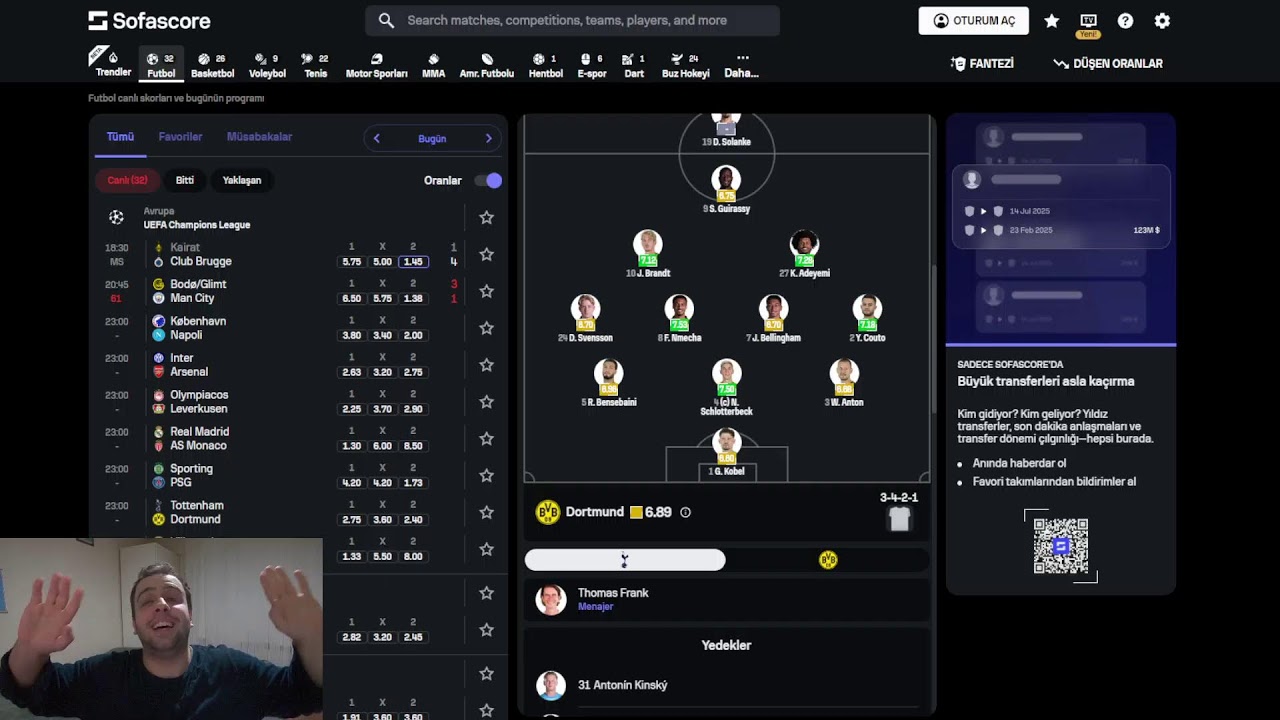 Gs-A.Madrid Maç Önü, FB-A.Villa Maç Önü, Süper Lig Maçları, Transfer Gündemi