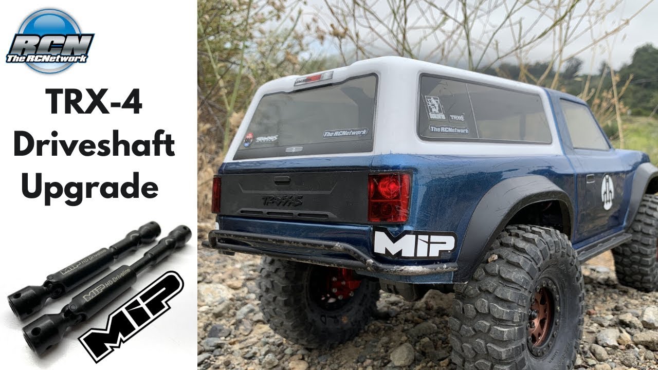 MIP Steel Driveshaft Upgrade - Traxxas TRX-4 Scale RC Truck