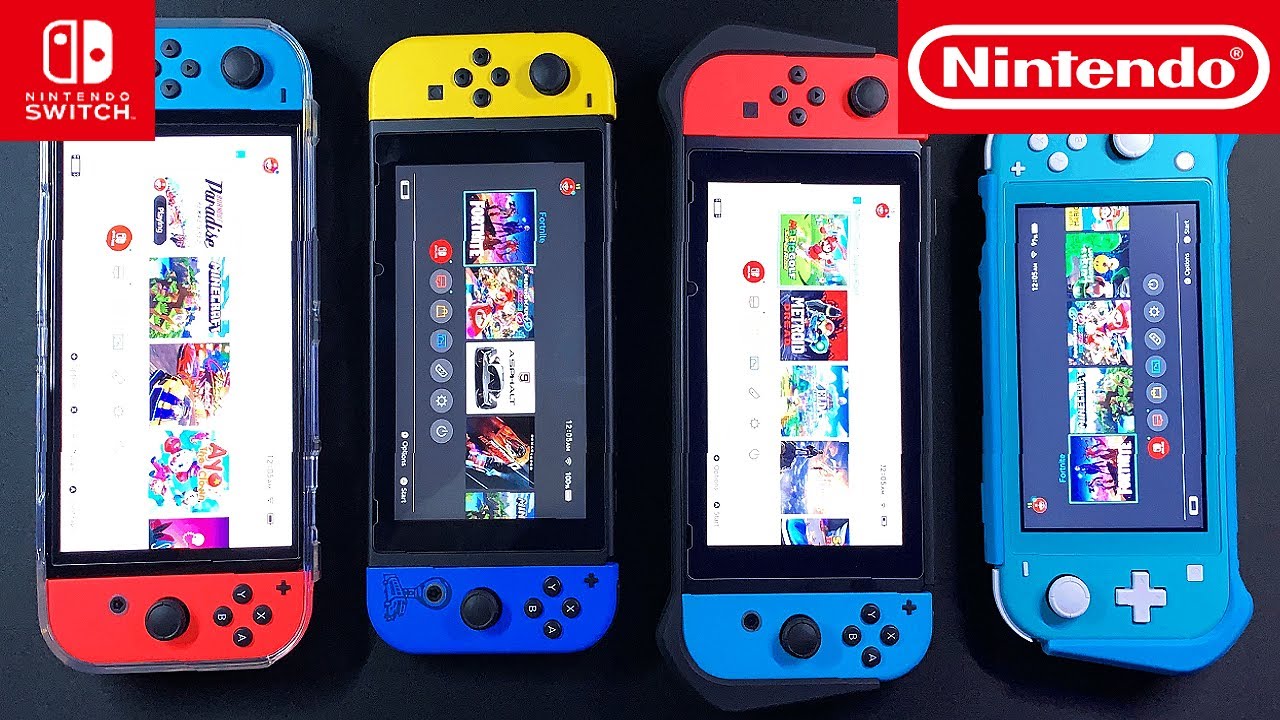 All Nintendo Switch Consoles | OLED | Fortnite | Switch and Lite | Which one is your Favorite ?
