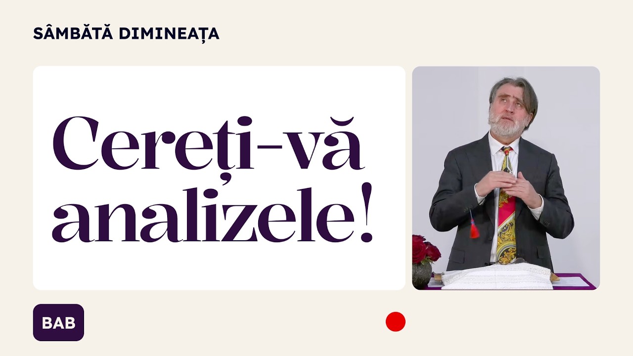 🔴 LIVE - Biserica Adventă Biblică