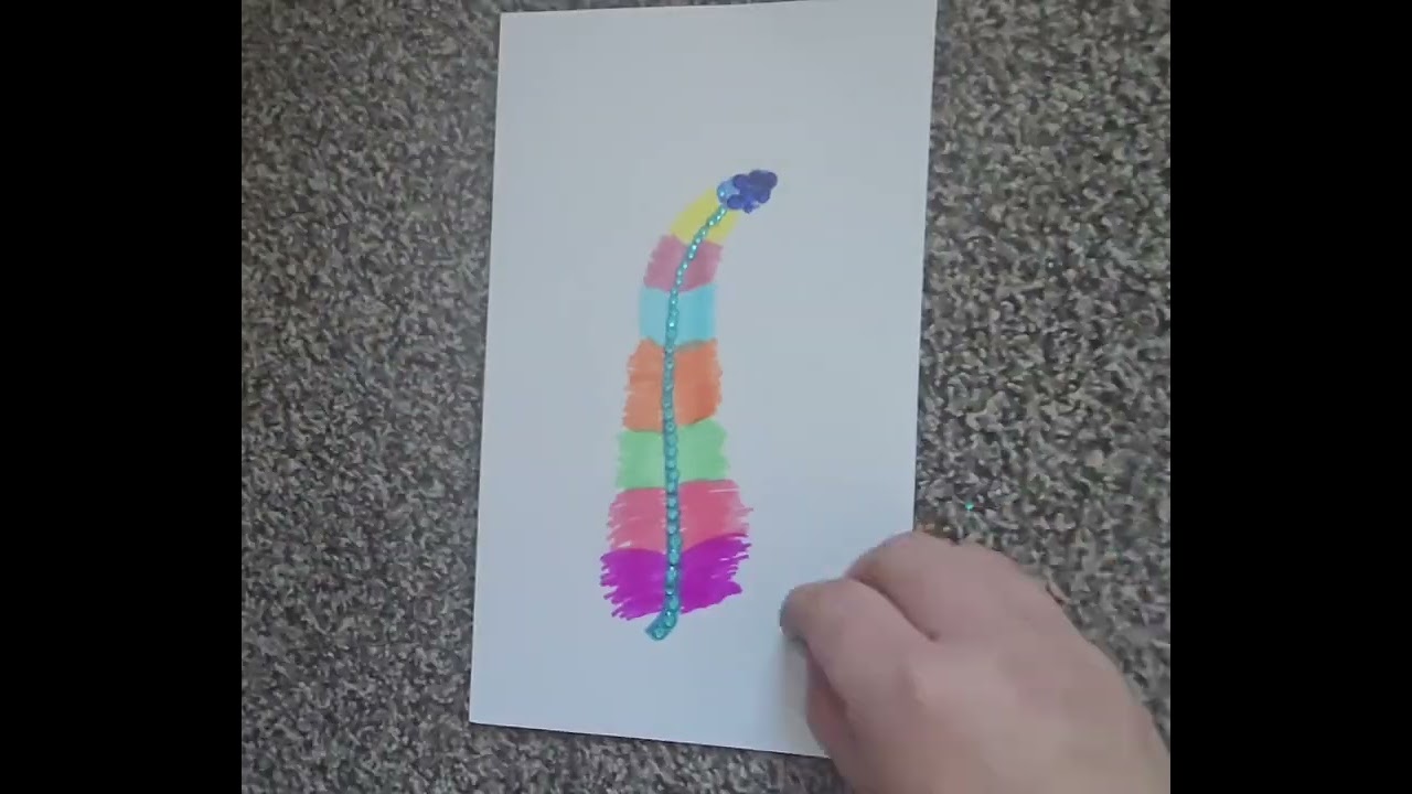 # Feather #colors #therapy #fun #trending 
