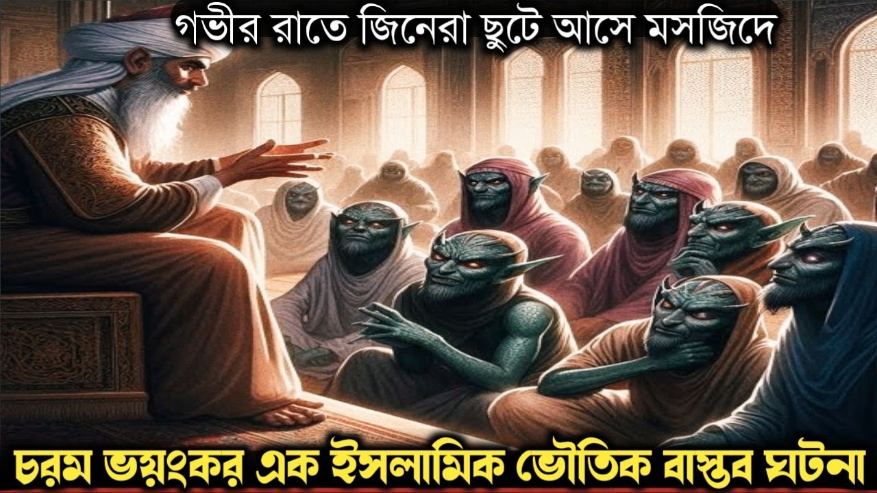 গভীর রাতে মসজিদে দল বেঁধে জিনেরা আসে আলী ইমামের কাছে (সত্য ঘটনা) Bangla horror real life story E1359