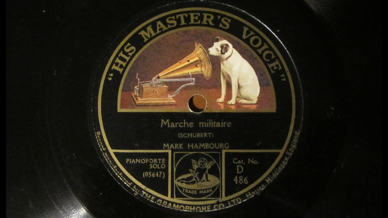 Mark Hambourg plays Schubert's Marche Militaire.  12