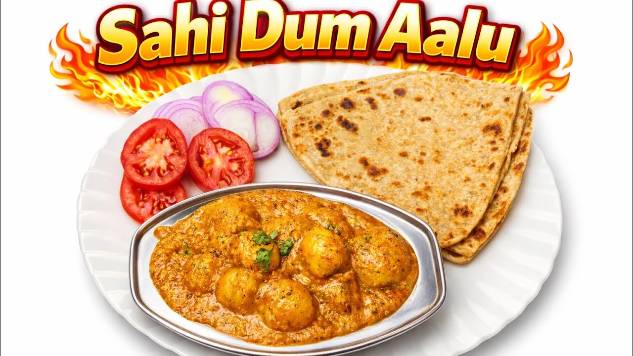 शाही दम आलू रेसिपी| Restaurant style dam aalu at home | 😋ढाबा स्टाइल शाही दम आलू | आसान और स्वादिष्ट