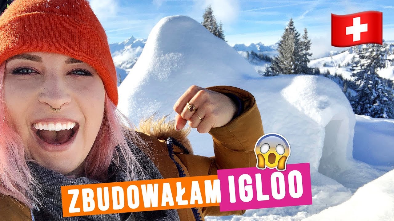 Zbudowałam IGLOO Z MAMĄ w Alpach! 😱 Nakręcone Smakiem #1 | Agnieszka Grzelak Vlog