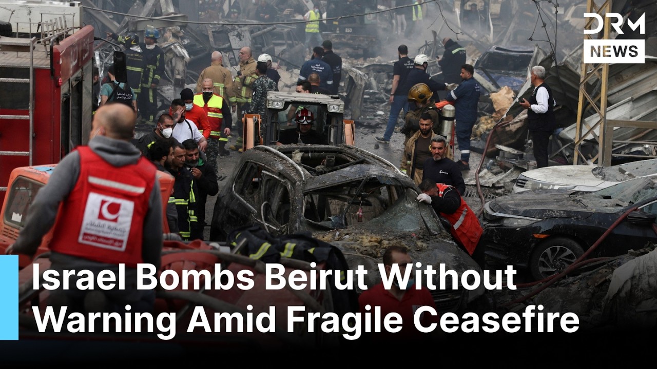 Aftermath as Israel Launches Massive Beirut Strikes Despite US-Iran Truce, Hundreds Wounded | AH1G