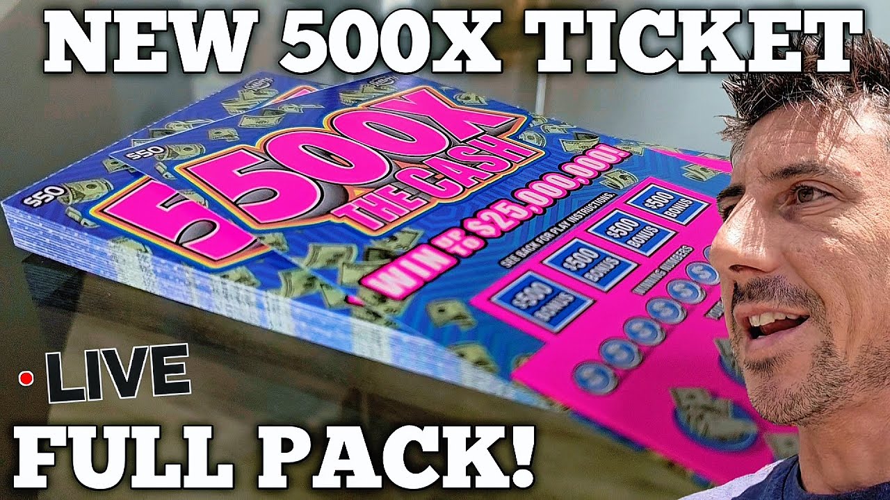 Entire Pack of the New 500X Tickets! Scratch Life