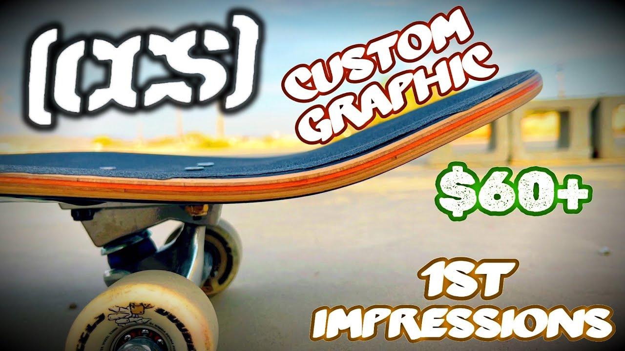 CCS Custom Blank Skateboard (1st Impressions) 🔥