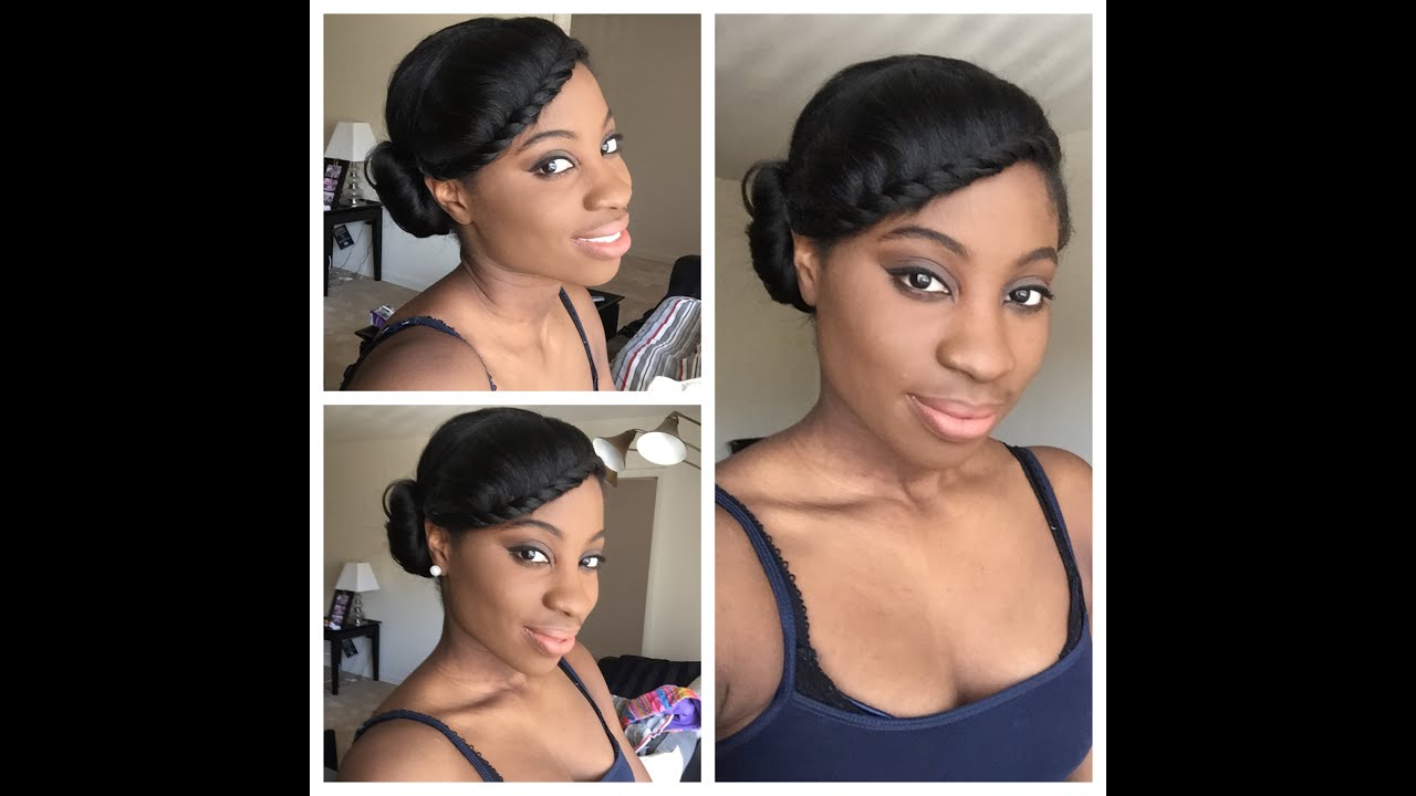 Simple protective style (relaxed hair)