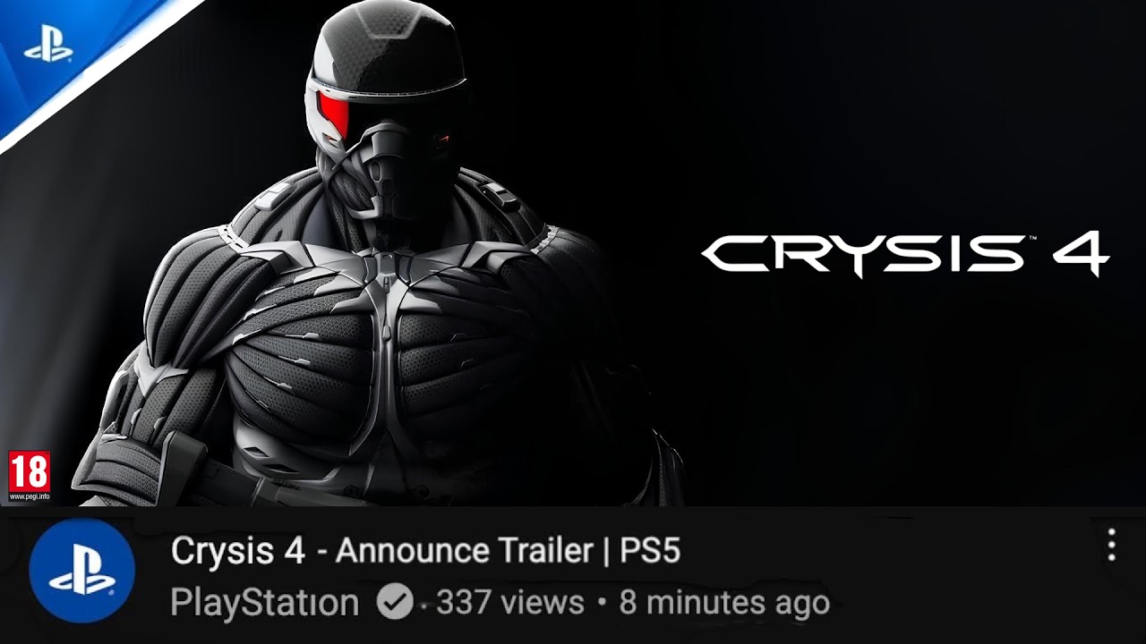 Crysis 4 &mdash; Первый трейлер | Crytek | PS5 | Концепт