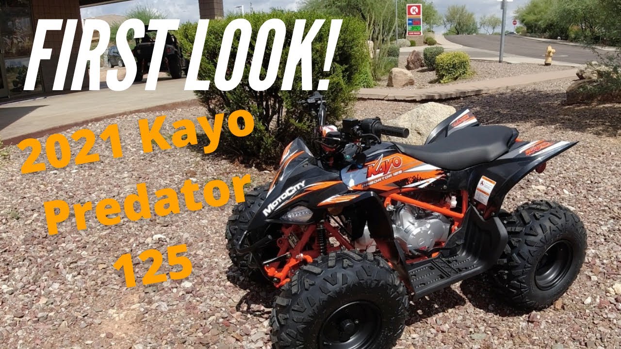 Первый взгляд! Квадроцикл Kayo Predator 125 Sport 2021 года | Обзор и подробный анализ