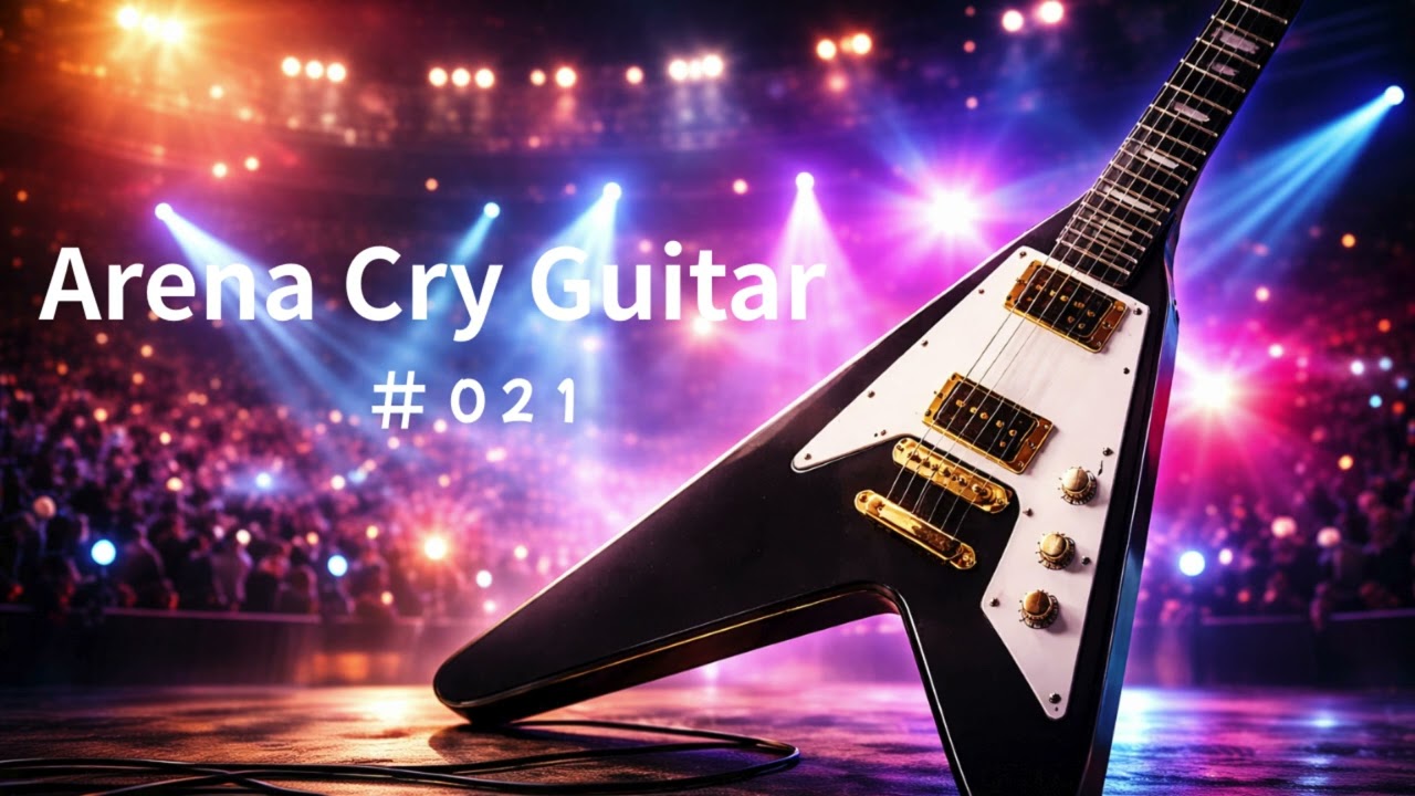 【Guitar Anthem 21】Arena Cry｜Flying Vで奏でる泣きのギター・インスト｜Into the Arena Inspired