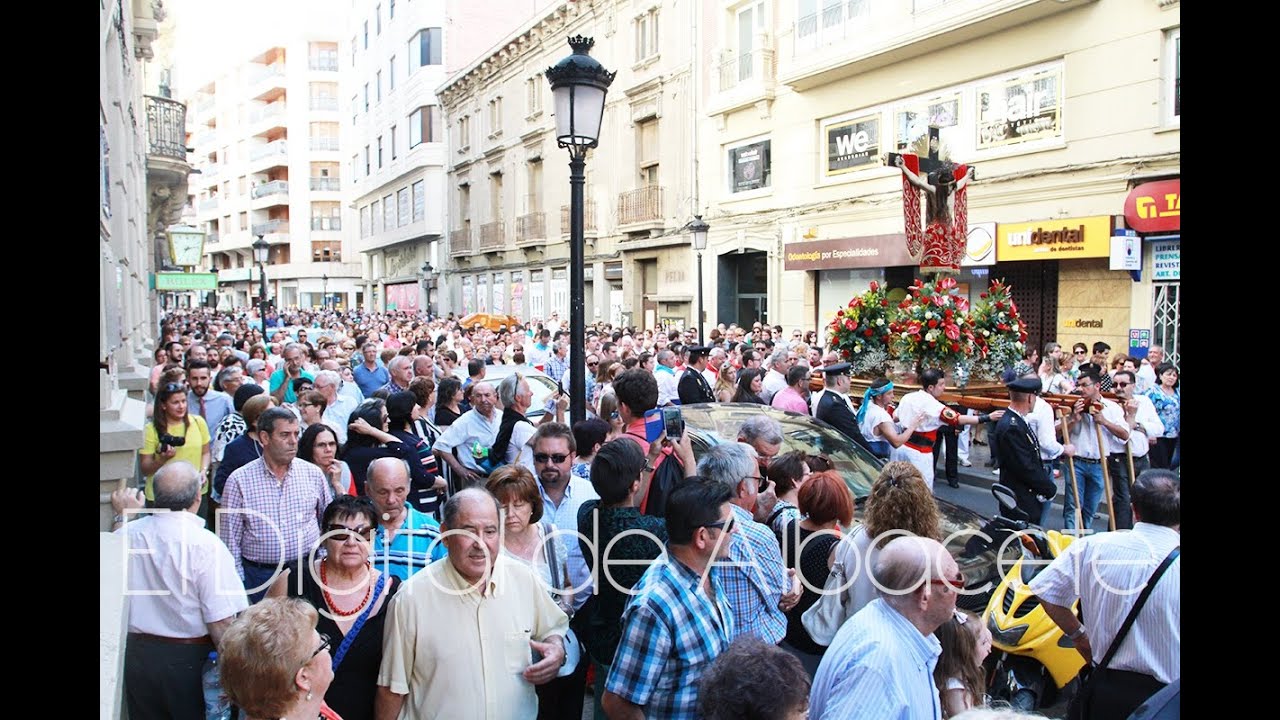Histórica y multitudinaria visita del Cristo del Sahúco a Albacete