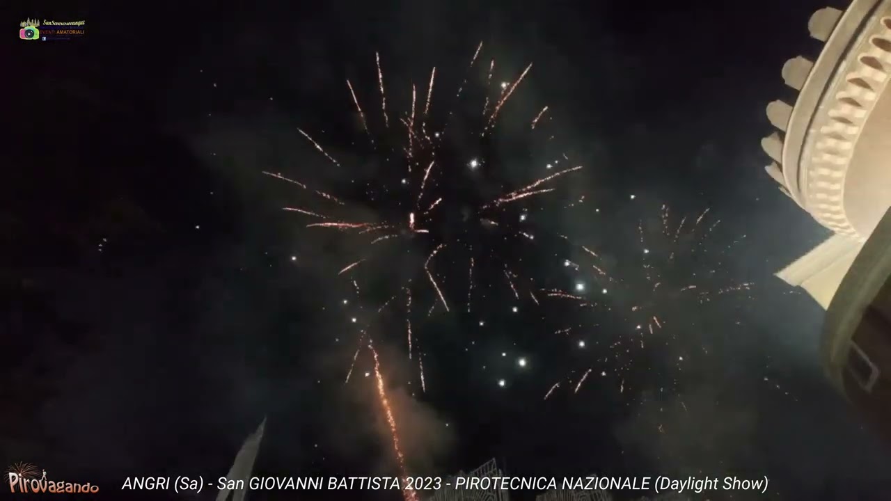 ANGRI (Sa) - San GIOVANNI BATTISTA 2023 - PIROTECNICA NAZIONALE (Daylight Show) 4K