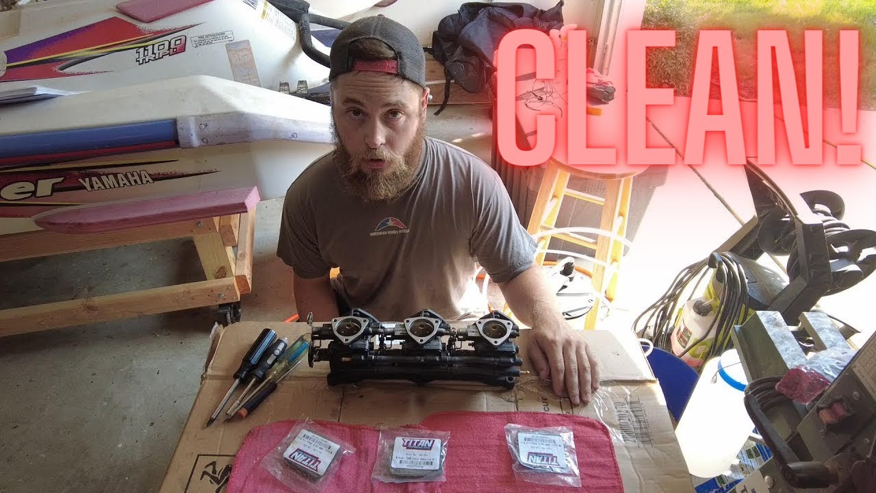 Rebuilding a Yamaha WaveVenture 1100 Triple Carburetor! (Jetski)