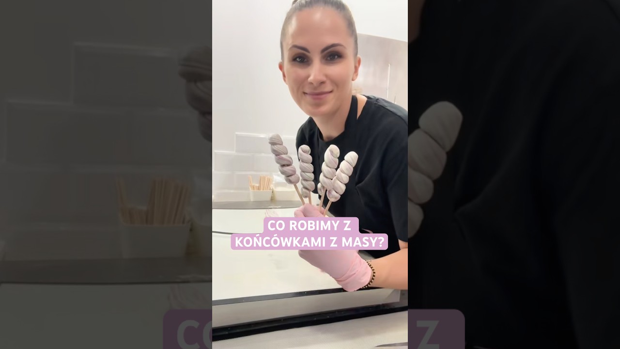 Co robimy z końc&oacute;wkami z masy?🍬 #cukierki #karmel #słodycze