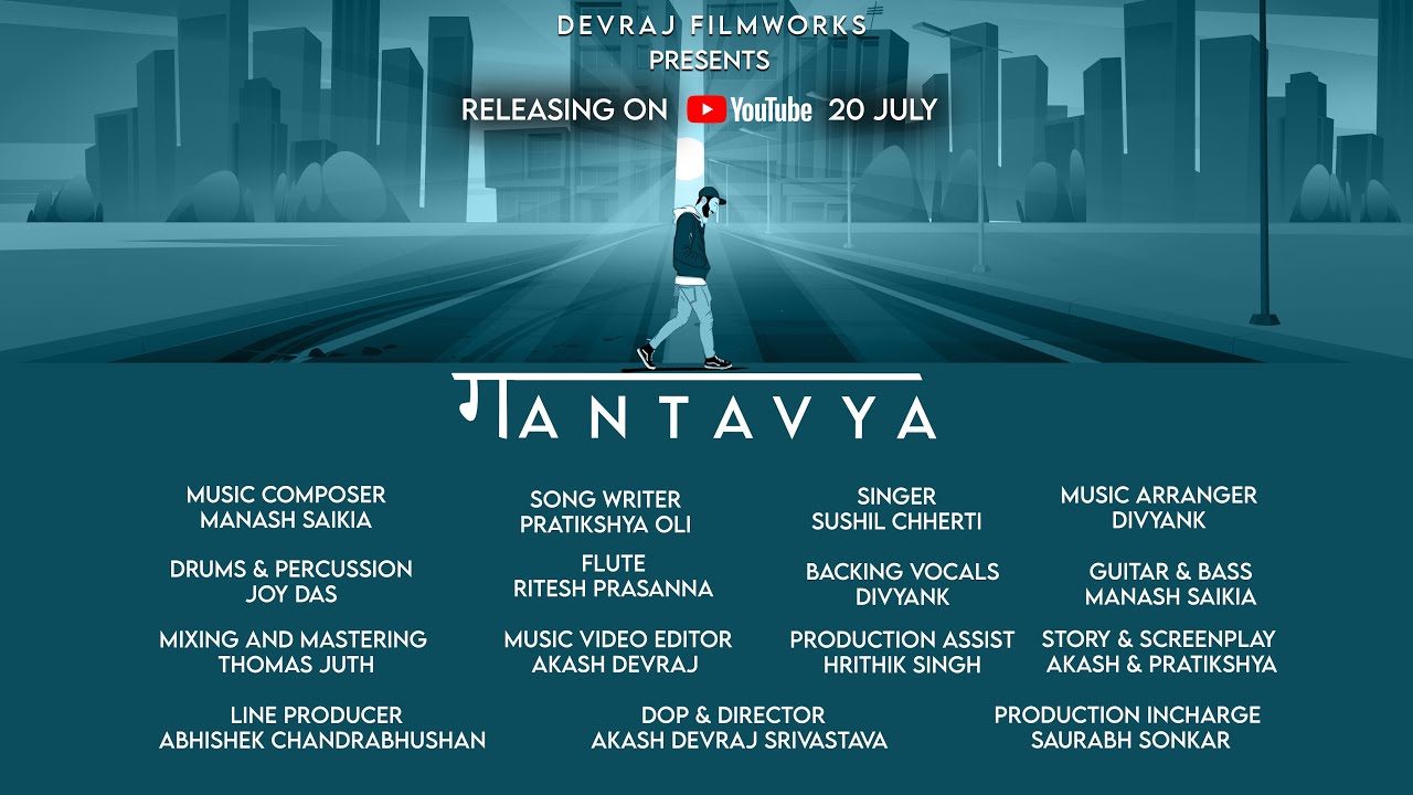 Gantavya | Sushil Chhetri Ft. Manash Saikia | Official Music Video