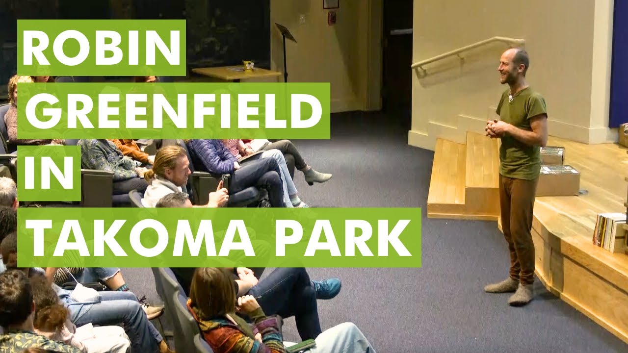 Earth Provides us With Everything We Need. Robin Greenfield in Takoma Park, Maryland