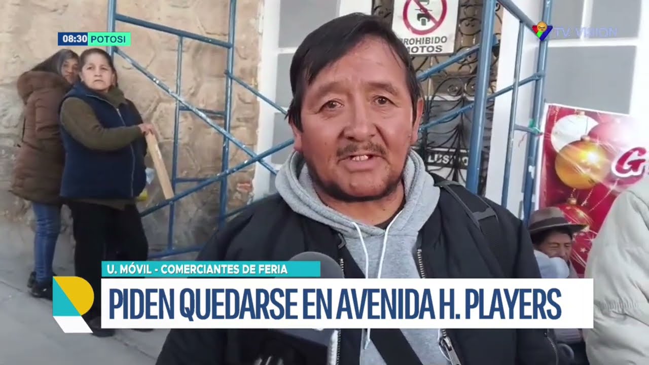 Comerciantes de la Feria Navideña se movilizan exigiendo cumplimiento de ley municipal