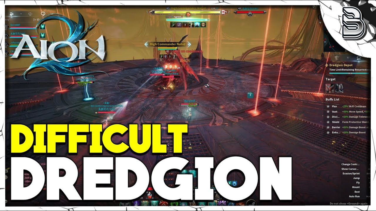 AION 2: Dredgion Raid Difficult Difficulty | Cleric POV