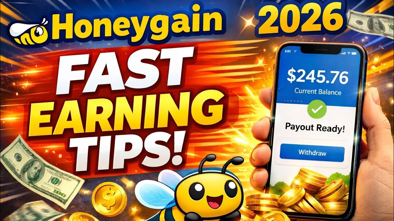 💰 Honeygain Fast Earning & Daily Reward 2026 | Earn Passive Income Online