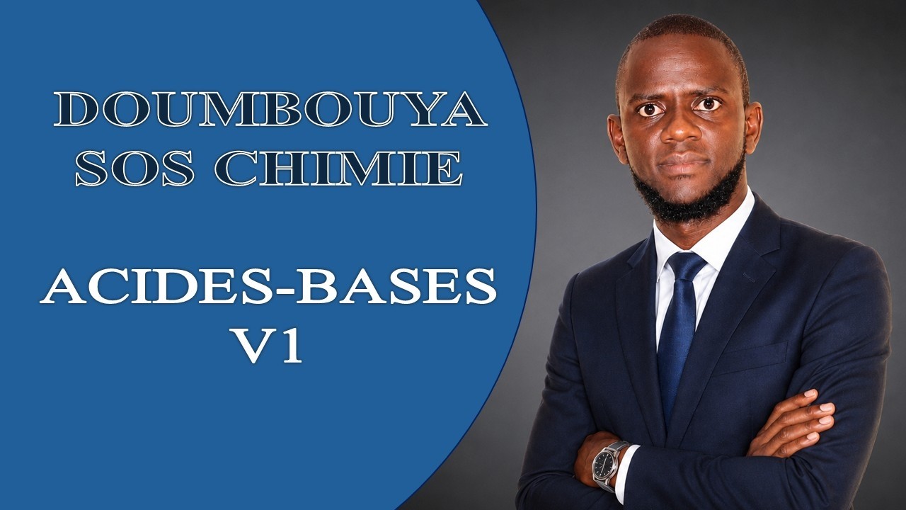 ACIDES-BASES 1/20: DÉFINITIONS D'ACIDE ET DE BASE, RÉACTION ACIDO-BASIQUE, AUTOPROTOLYSE DE L'EAU...