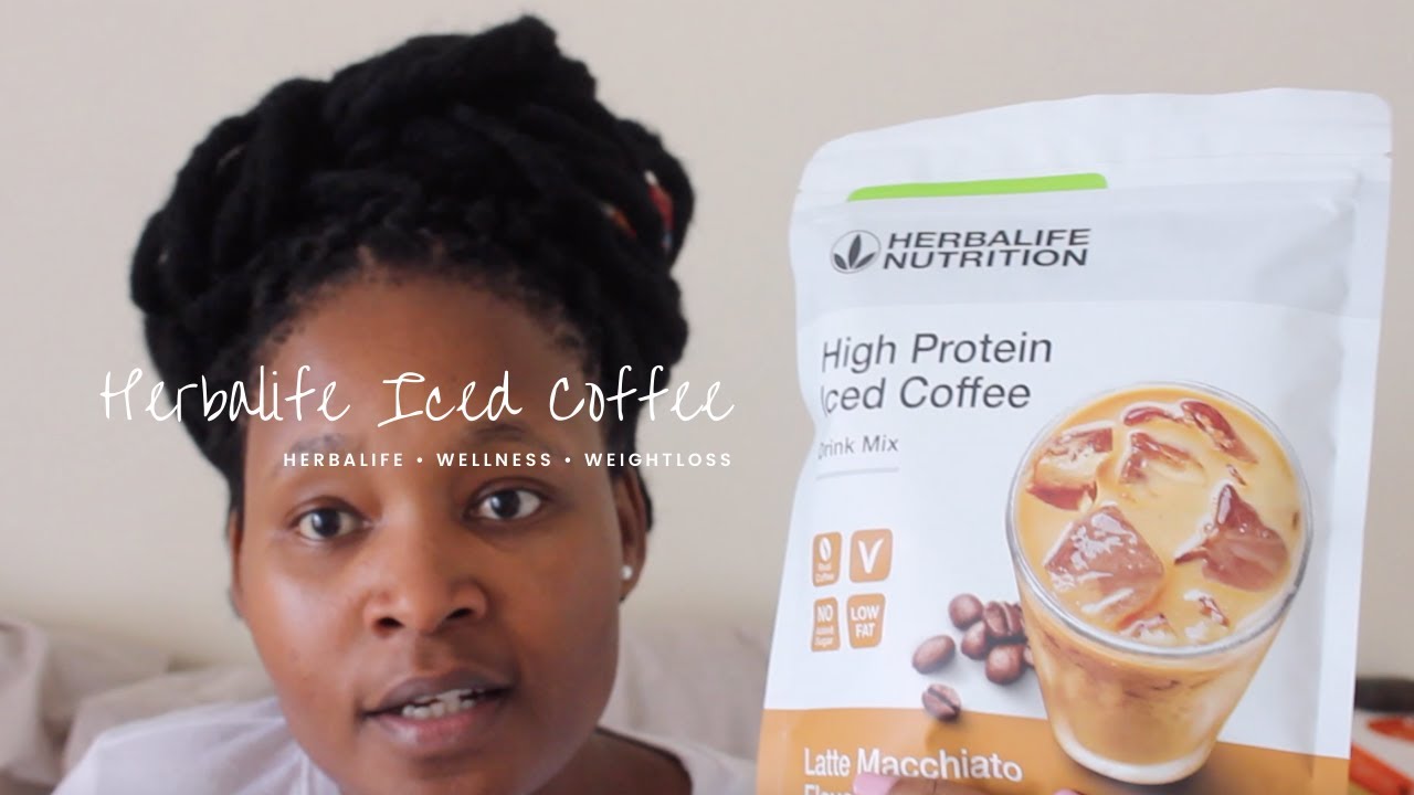 How I make my Herbalife High Protein Ice Coffee|| Vuvu Vena