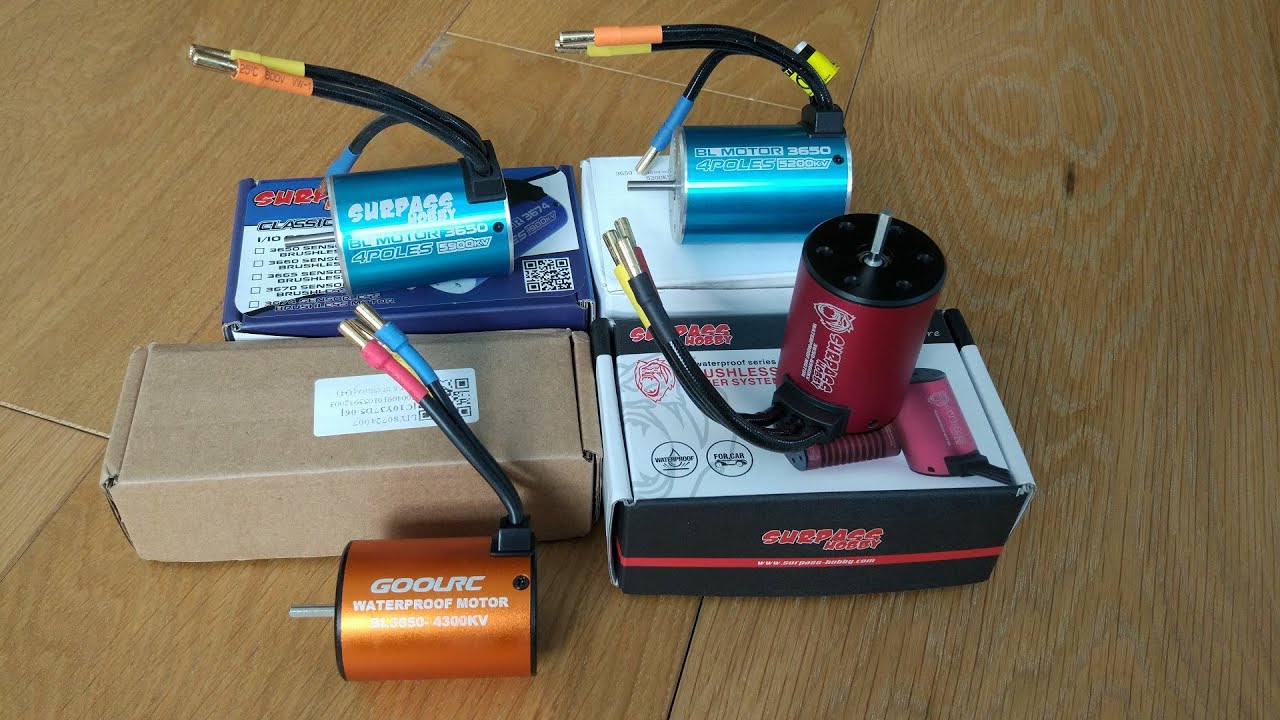 MTT EP8 4 Cheap 3650 Motors Tested Surpass VS Gool RC