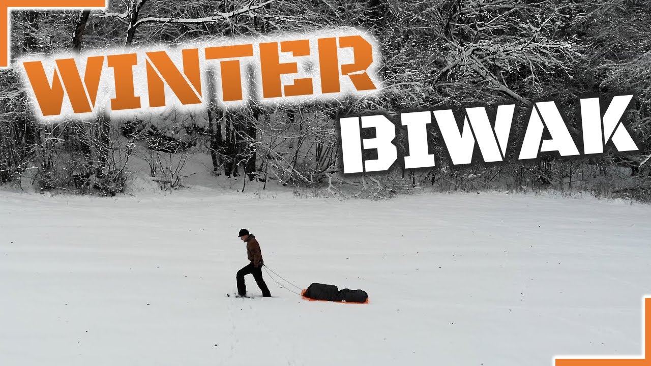 SCHNEESTURM in der NACHT -  Unterwegs mit Schneeschuhen und Pulka