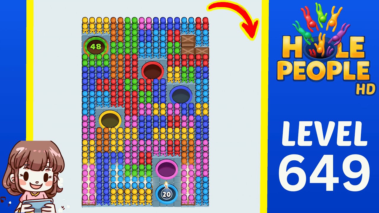 Hole People Level 649 Solution Walkthrough