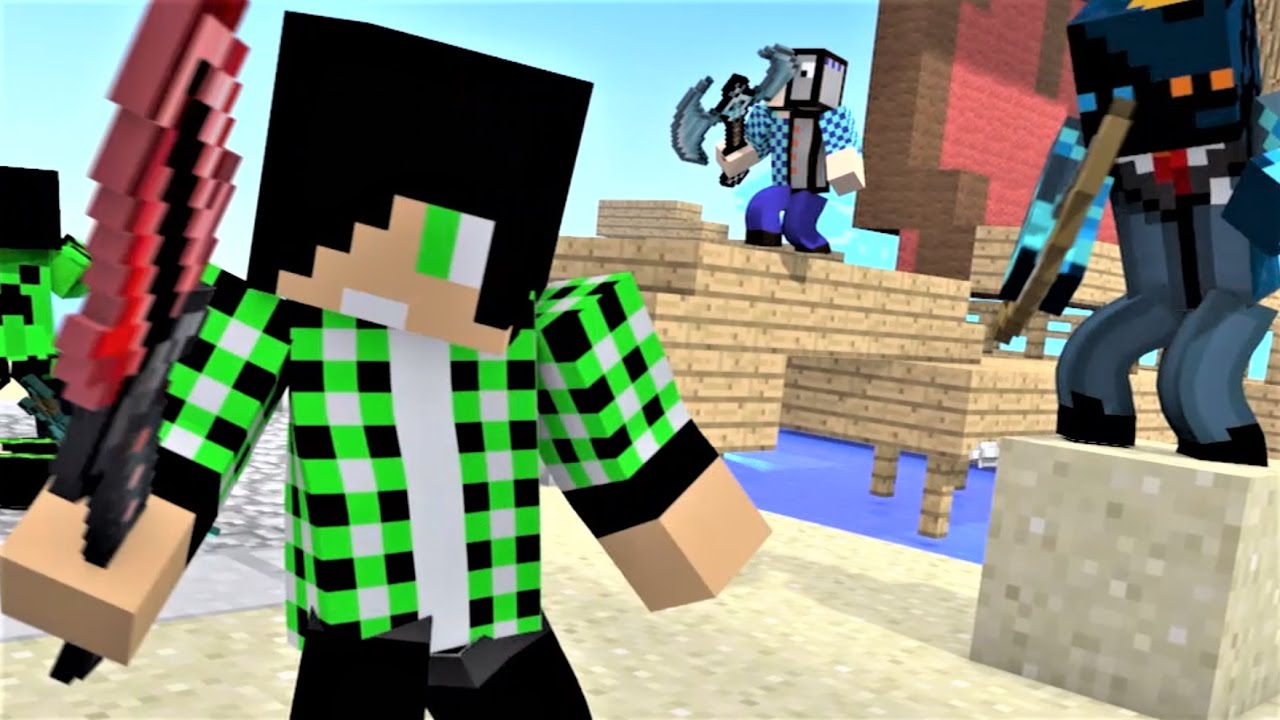 Minecraft Song and Minecraft Animation: Castle Raid 4 