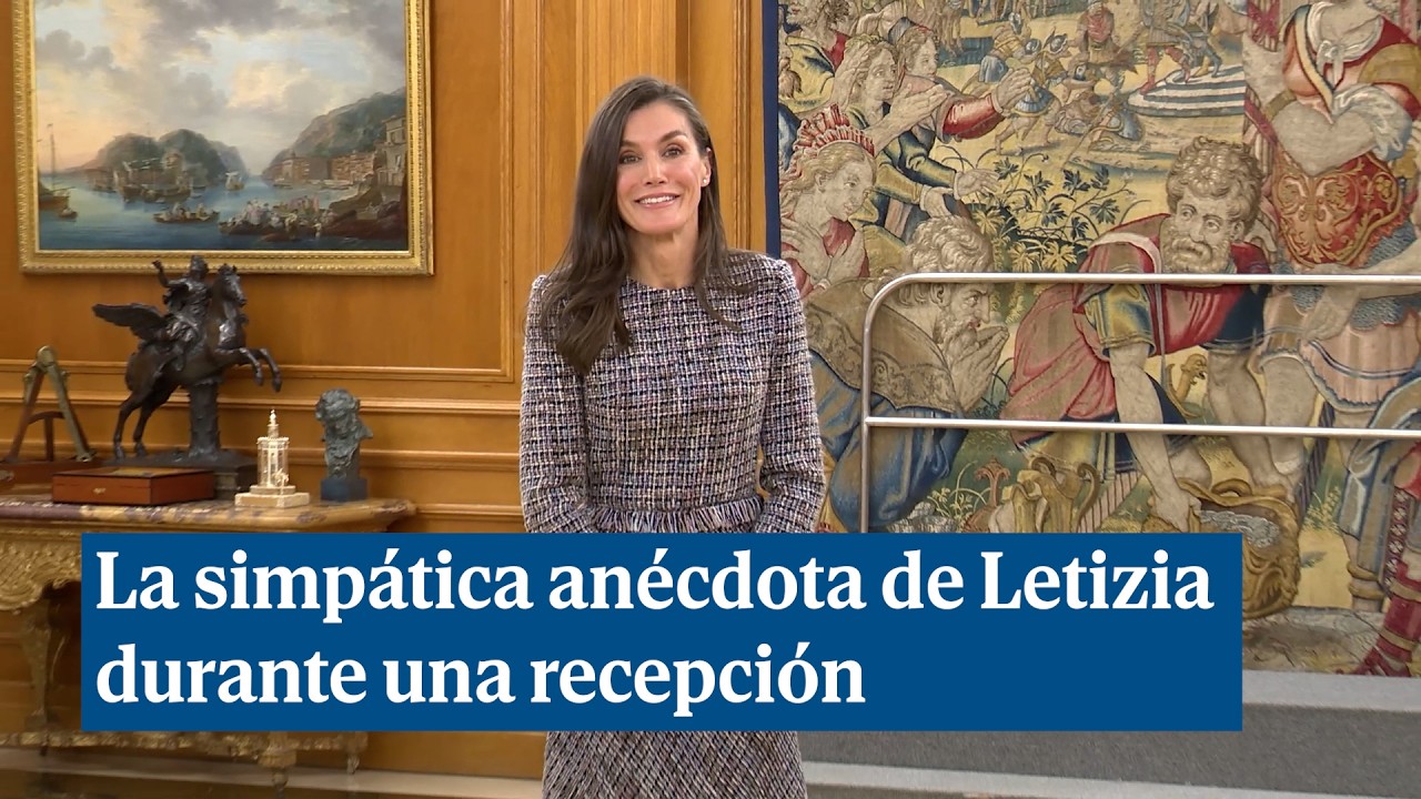 La simpática anécdota de Letizia durante una recepción: 