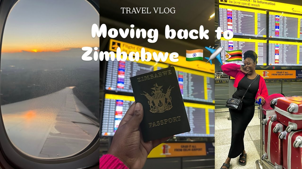 MOVING BACK TO ZIMBABWE AFTER 3 YEARS OF STUDYING ABROAD #travel #roadto1k #graduate