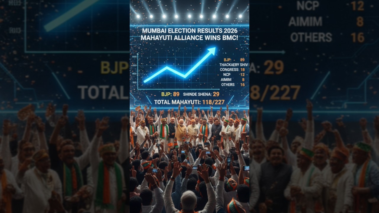 BMC Election 2026: lमुंबई में ओवैसी का धमाका' शिवसेना-कांग्रेस के उड़े होश! 💥 AIMIM |Election results