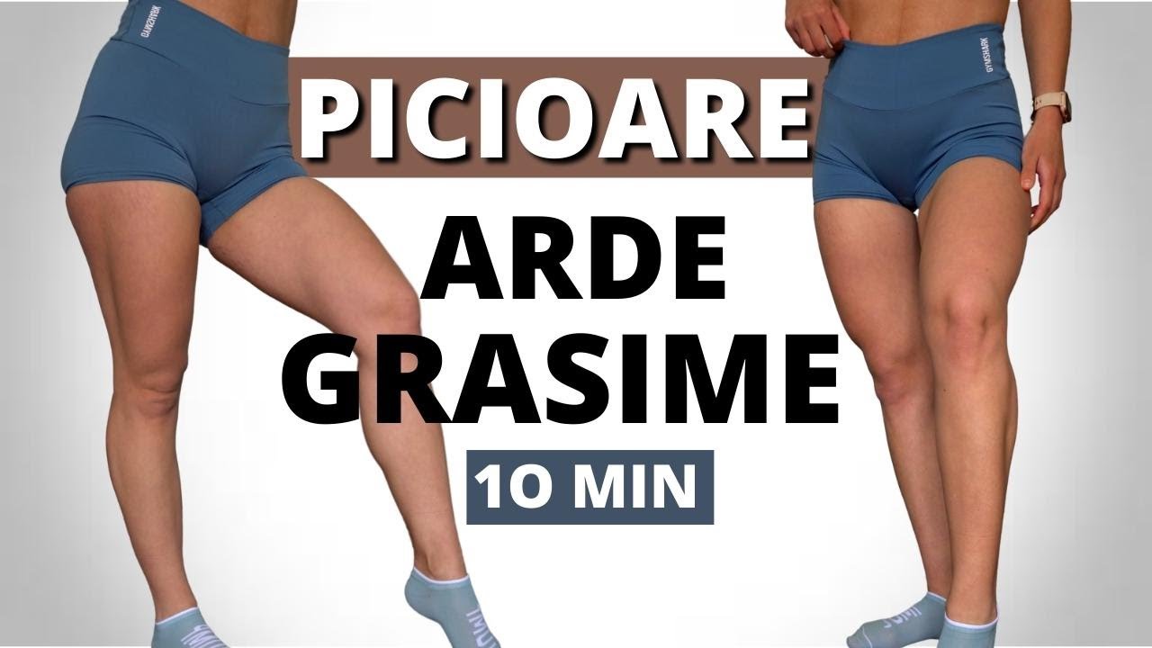 ARDE GRASIME DE PE PICIOARE | 10 Minute Antrenament Pentru Picioare Acasa