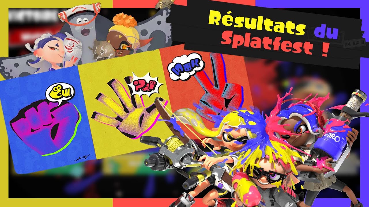 SPLATOON 3 - LES RÉSULTATS DU SPLATFEST WORLD PREMIERE
