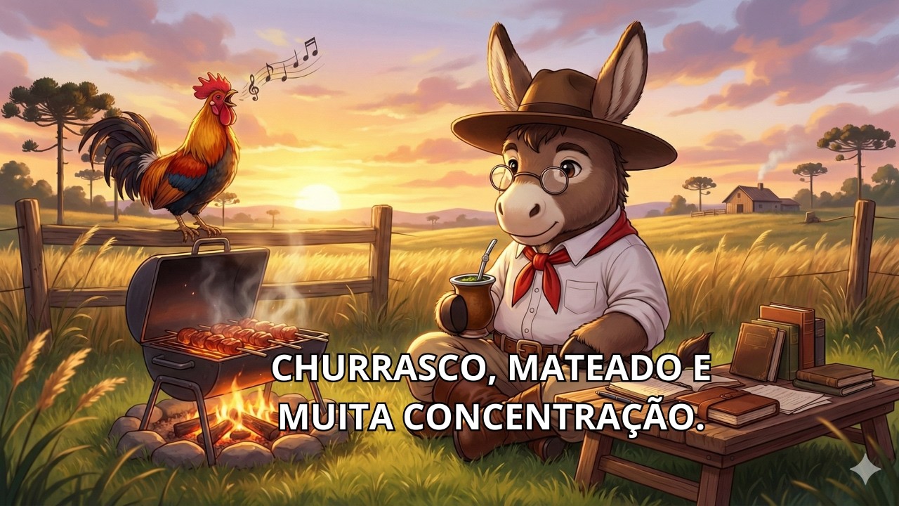 🤠 LOFI CAMPEIRO GAÚCHO 🧉 — Concentração Profunda para Estudar Fundo da Grota, Chimarrão e Churrasco.