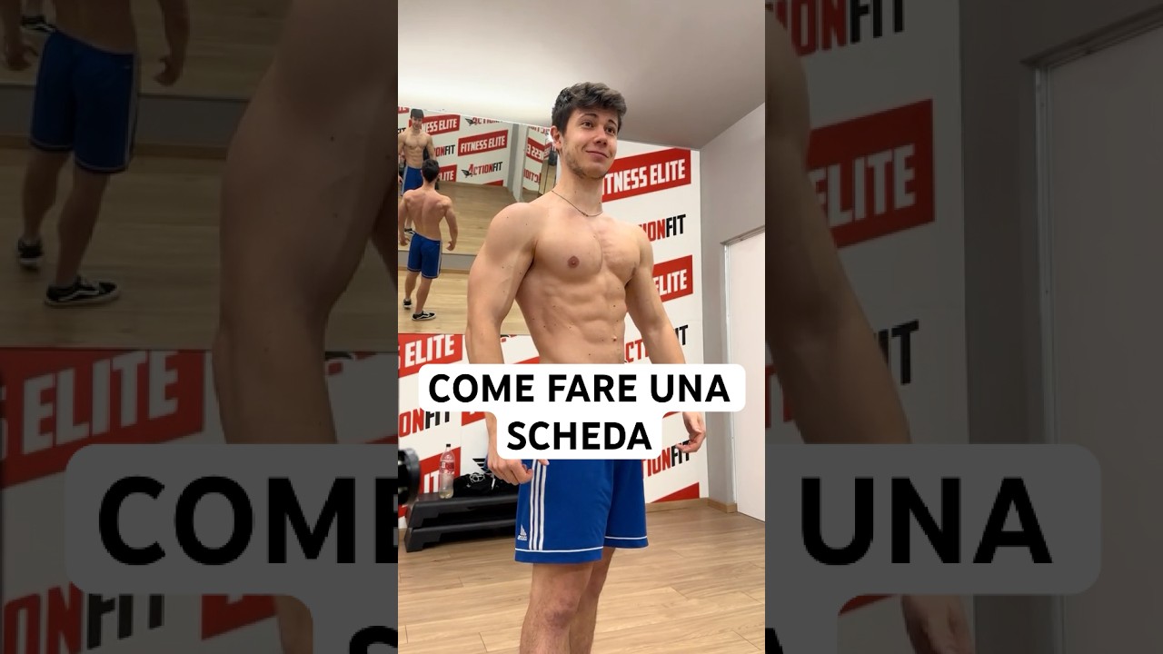 Come fare una scheda 🏋️&zwj;♂️ #palestra